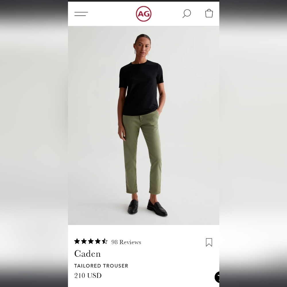 AG Caden tailored trouser